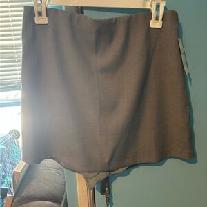 Abercrombie & Fitch Gray Midi Skirt